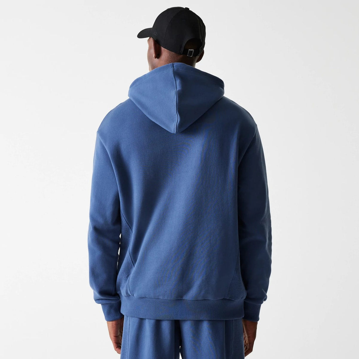LA Lakers NBA Arch Graphic Dark Blue Oversized Pullover Hoodie-klyvox