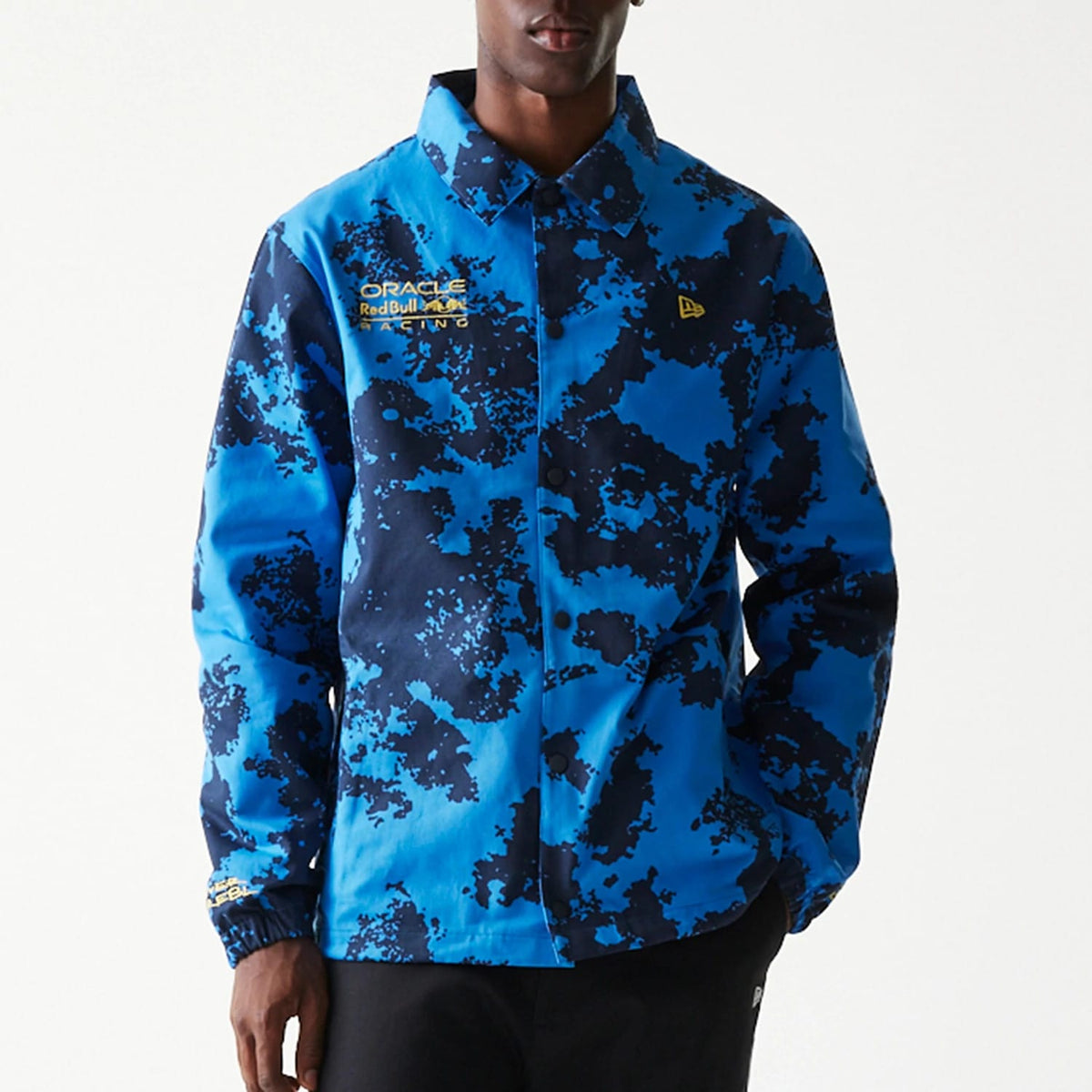 Red Bull Racing Blue Oversized Coach Jacket-klyvox
