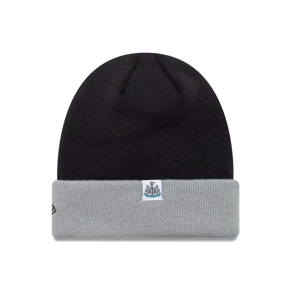 Newcastle United FC Youth Wordmark Black Cuff Knit Beanie Hat-klyvox