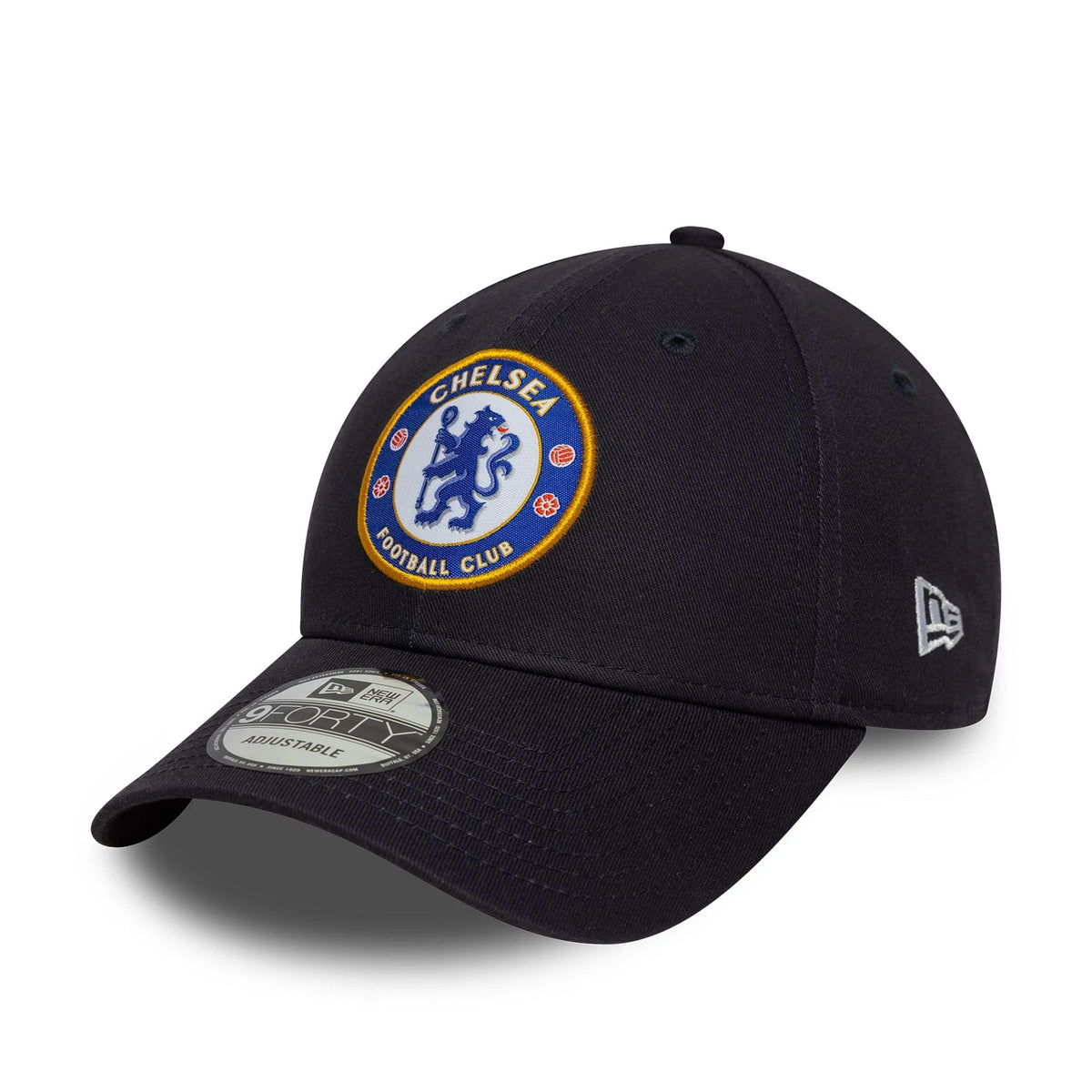 Chelsea FC Lion Crest Core Navy 9FORTY Cap-klyvox
