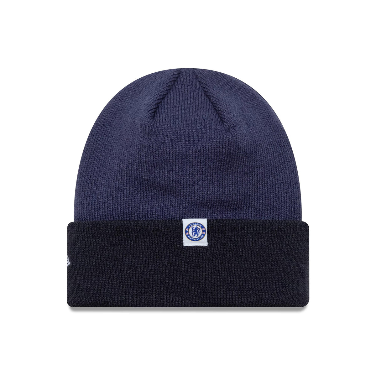 Chelsea FC Lion Crest Youth Wordmark Blue Cuff Knit Beanie Hat-klyvox