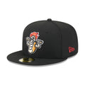 Rochester Red Wings MiLB Theme Night Black 59FIFTY Fitted Cap-klyvox
