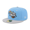Wisconsin Timber Rattler MiLB Theme Night Pastel Blue 59FIFTY Fitted Cap-klyvox