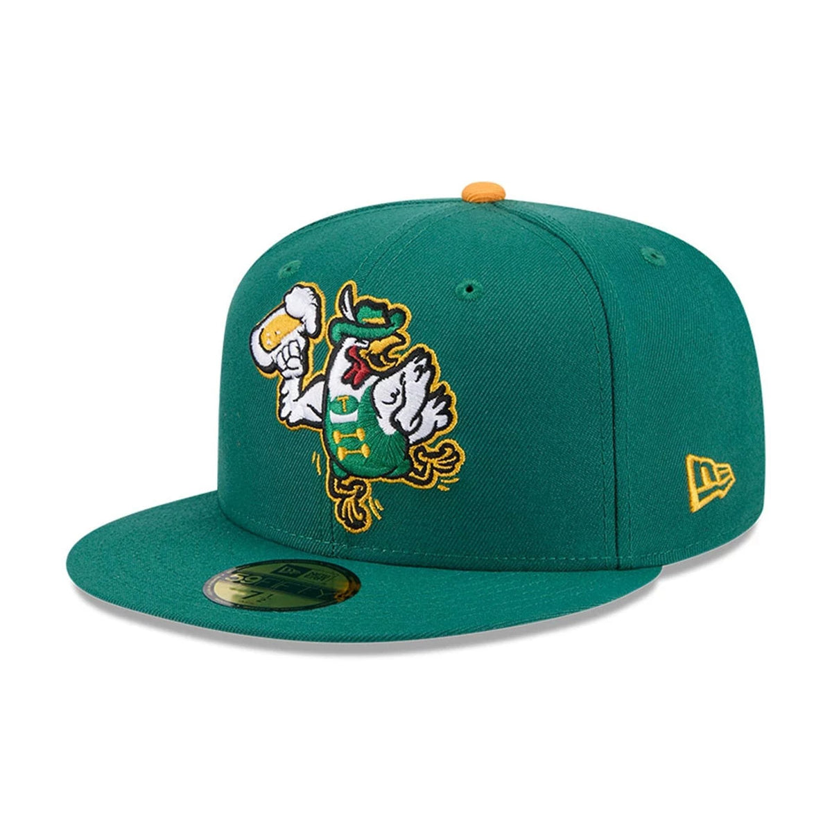 Tulsa Drillers MiLB Theme Night Green 59FIFTY Fitted Cap-klyvox