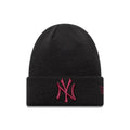 New York Yankees Youth MLB League Essential Black Cuff Knit Beanie Hat-klyvox