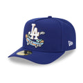 LA Dodgers MLB Cartoon Dark Blue 59FIFTY A-Frame Fitted Cap-klyvox