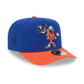 New York Mets MLB Cartoon Blue 59FIFTY A-Frame Fitted Cap-klyvox