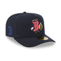 Boston Red Sox MLB Cartoon Navy 59FIFTY A-Frame Fitted Cap-klyvox