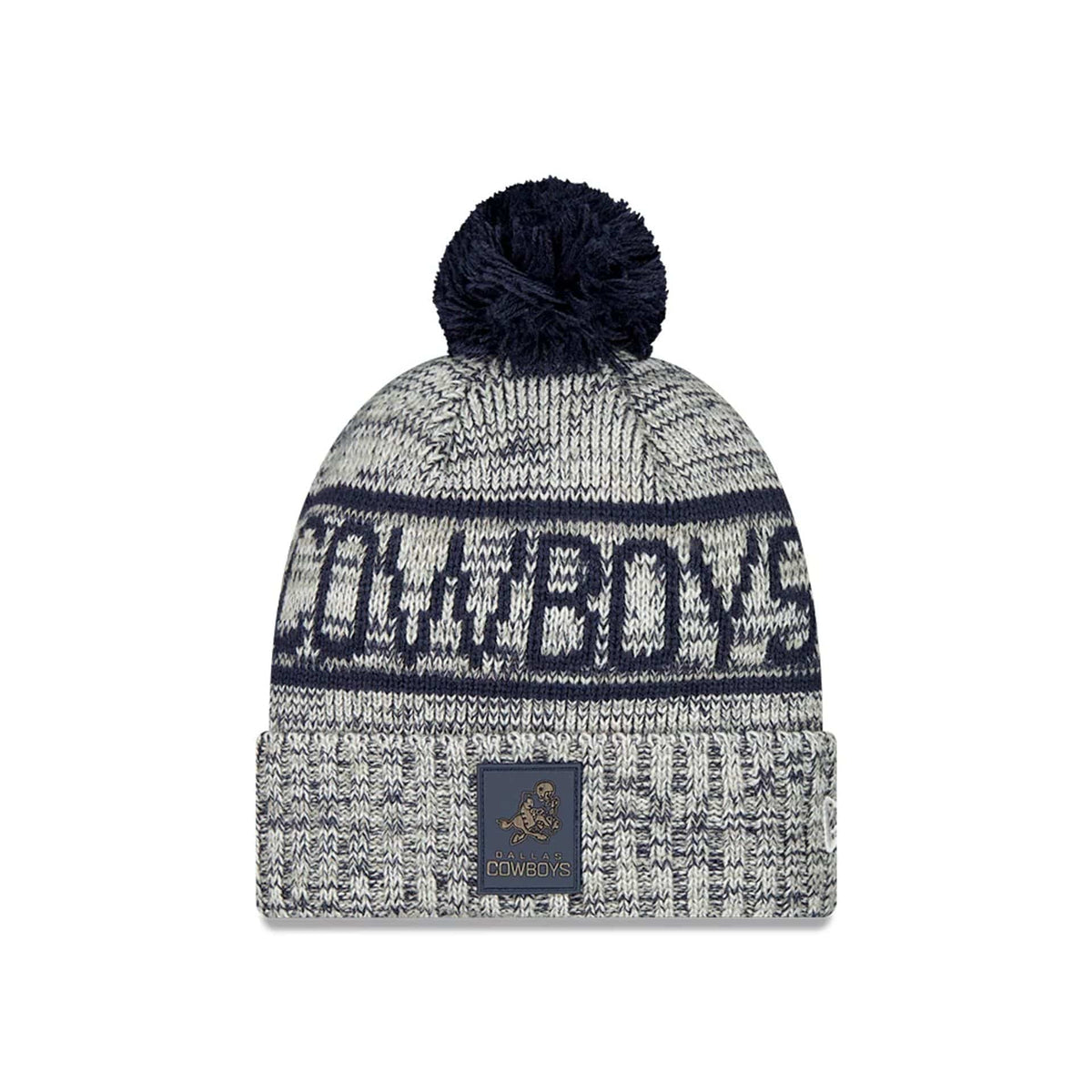 Dallas Cowboys NFL Sideline Dark Blue Sport Knit Beanie Hat-klyvox