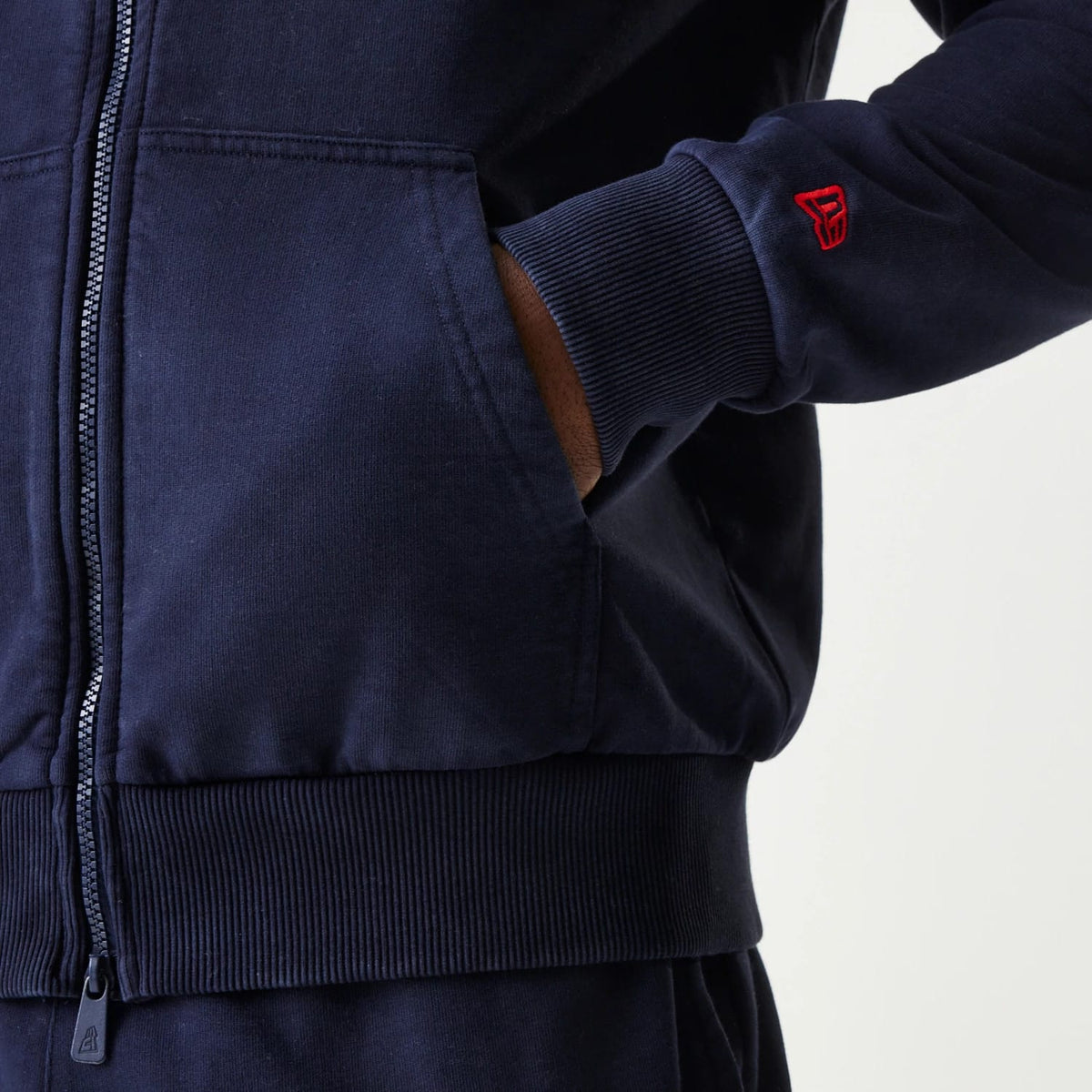 Red Bull Racing Dark Blue Oversized Full Zip Hoodie-klyvox
