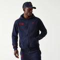 Red Bull Racing Dark Blue Oversized Full Zip Hoodie-klyvox