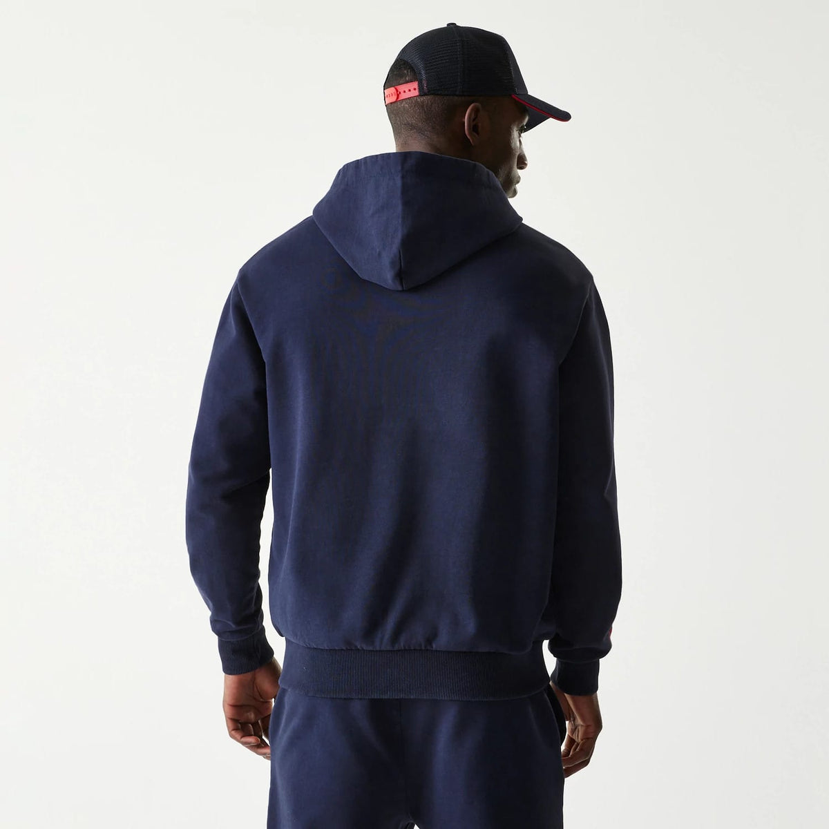 Red Bull Racing Dark Blue Oversized Full Zip Hoodie-klyvox