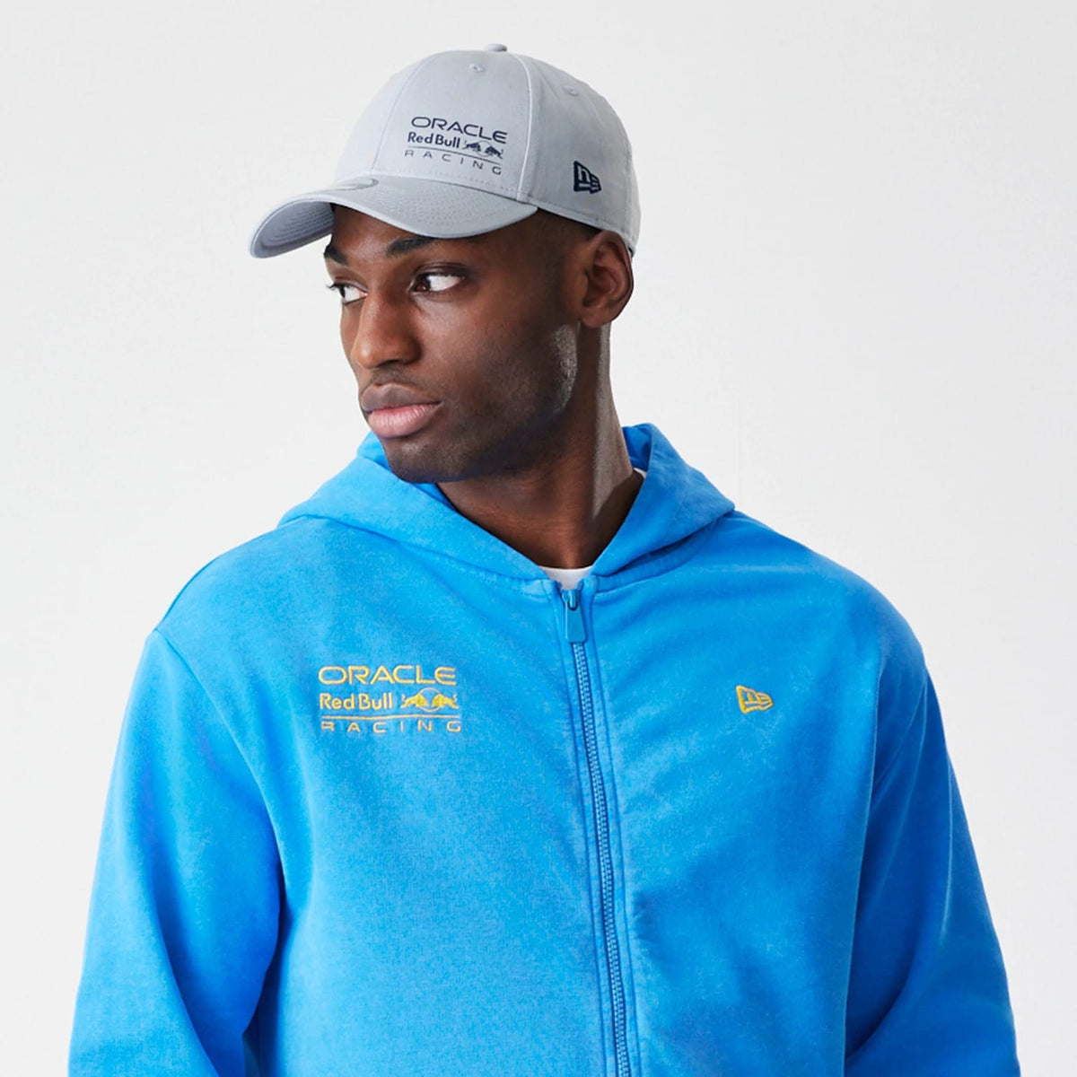 Red Bull Racing Blue Oversized Full Zip Hoodie-klyvox