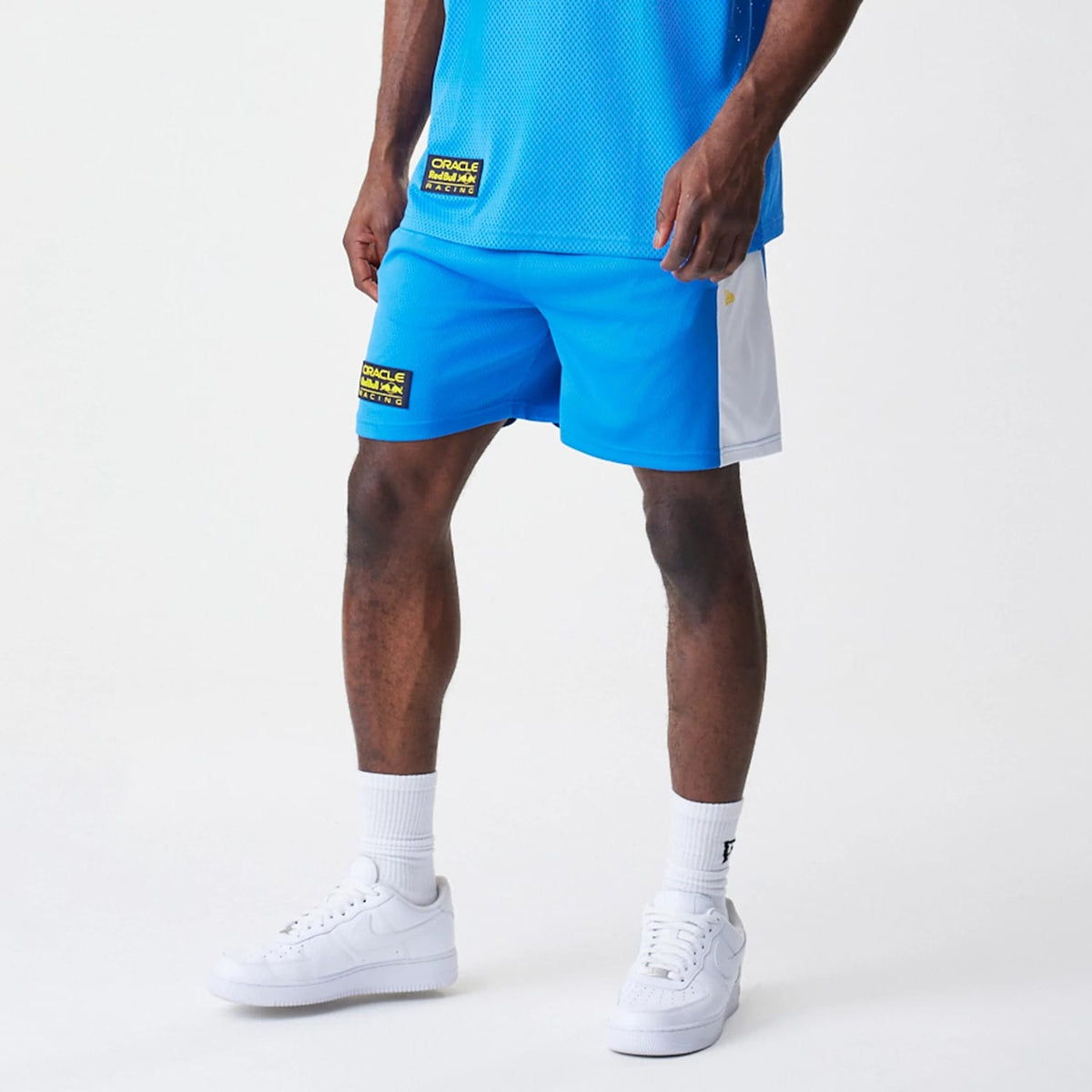 Red Bull Racing Graphic Mesh Blue Shorts-klyvox
