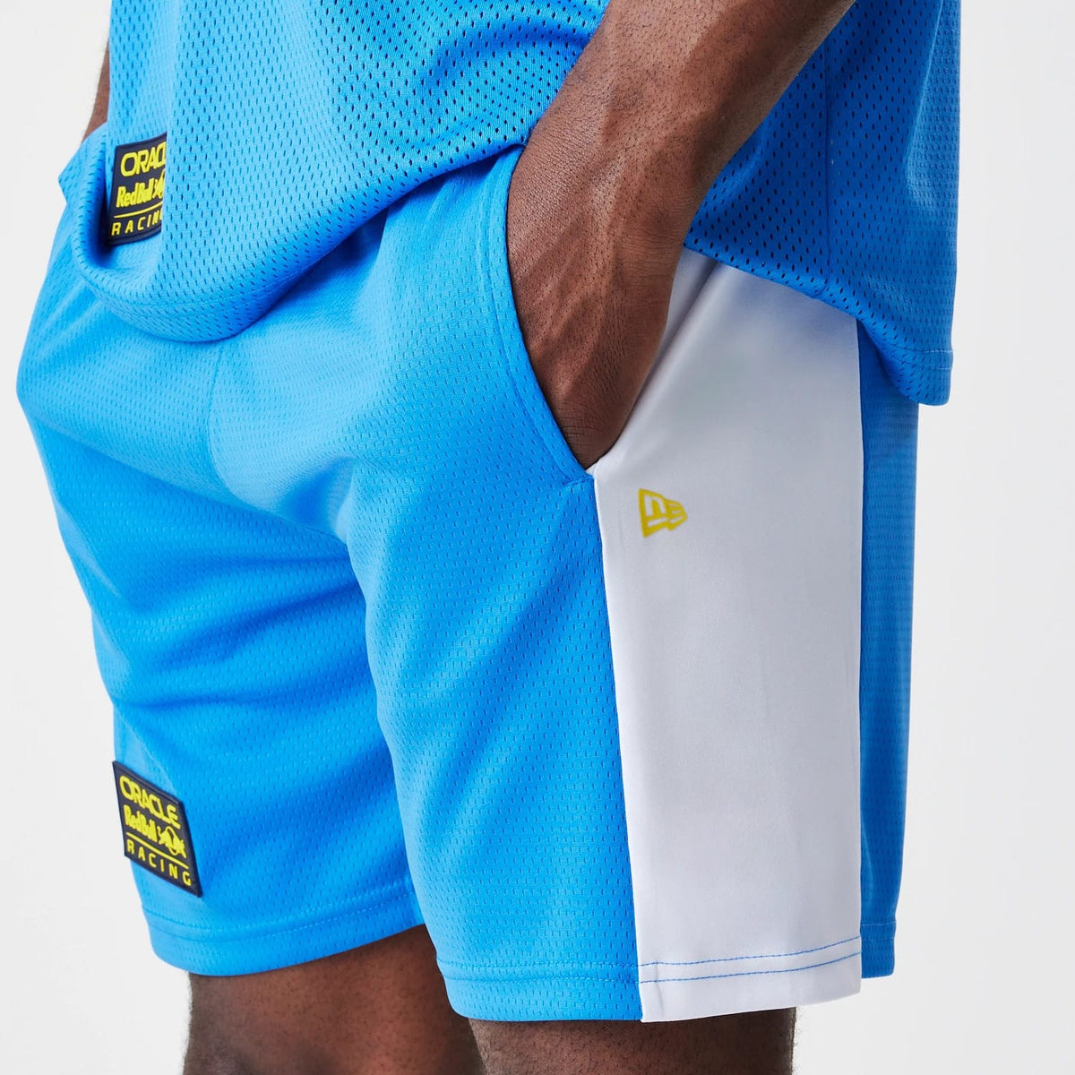 Red Bull Racing Graphic Mesh Blue Shorts-klyvox