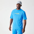 Red Bull Racing Back Graphic Blue Oversized T-Shirt-klyvox