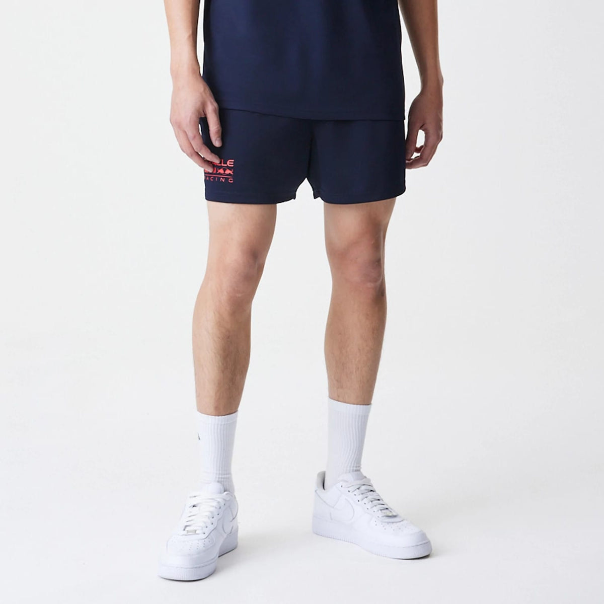 Red Bull Racing Graphic Dark Blue Football Shorts-klyvox