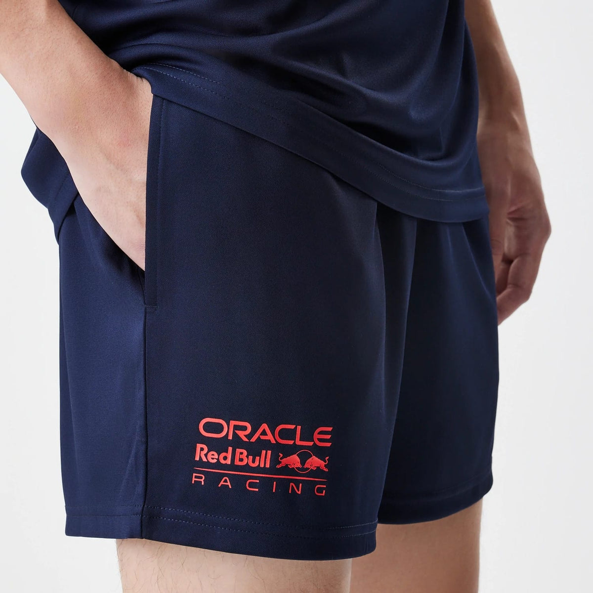 Red Bull Racing Graphic Dark Blue Football Shorts-klyvox