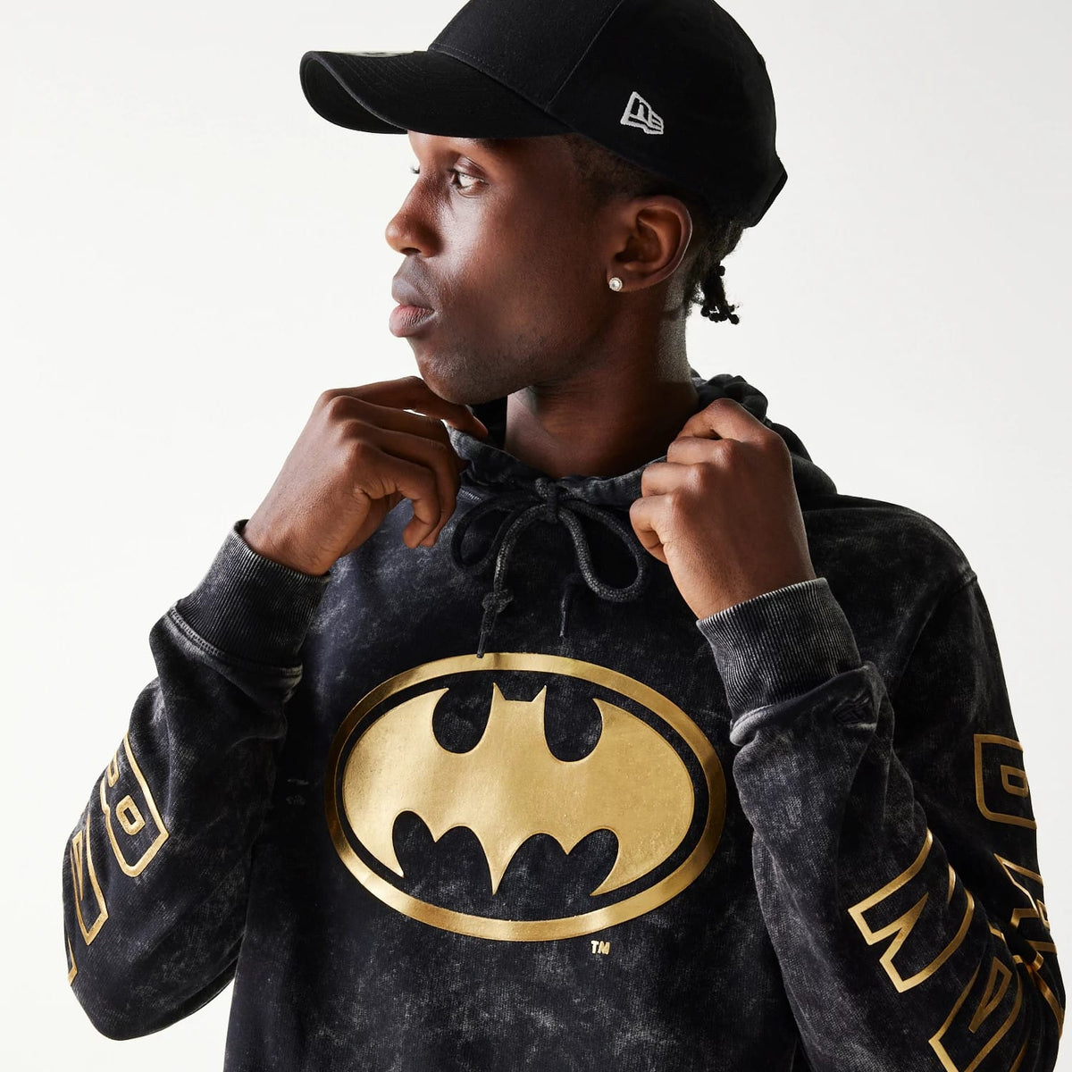 New Era Batman 1989 Black Pullover Hoodie-klyvox