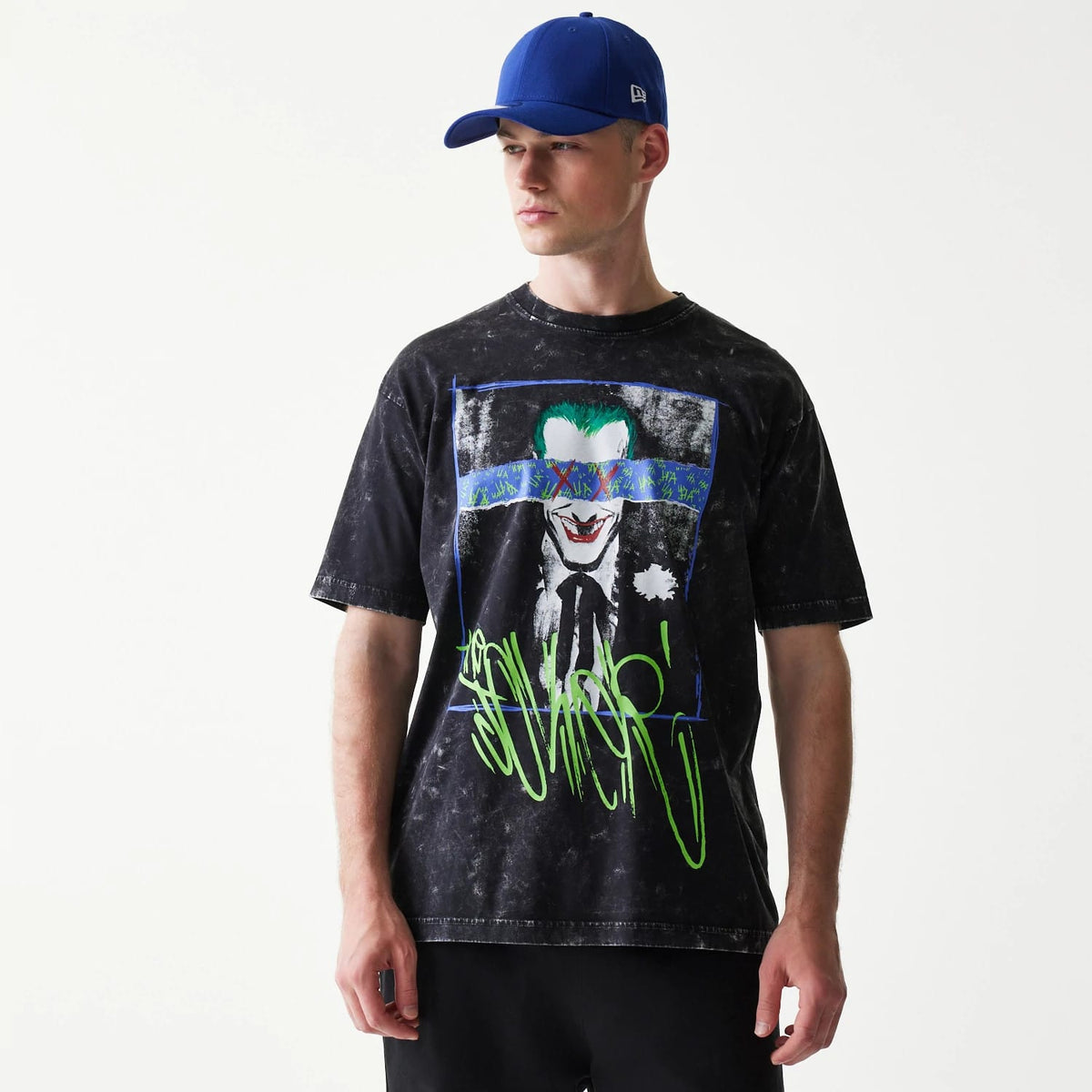 New Era Joker Batman Black T-Shirt-klyvox