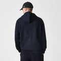New Era Premium Essential Black Oversized Full Zip Hoodie-klyvox
