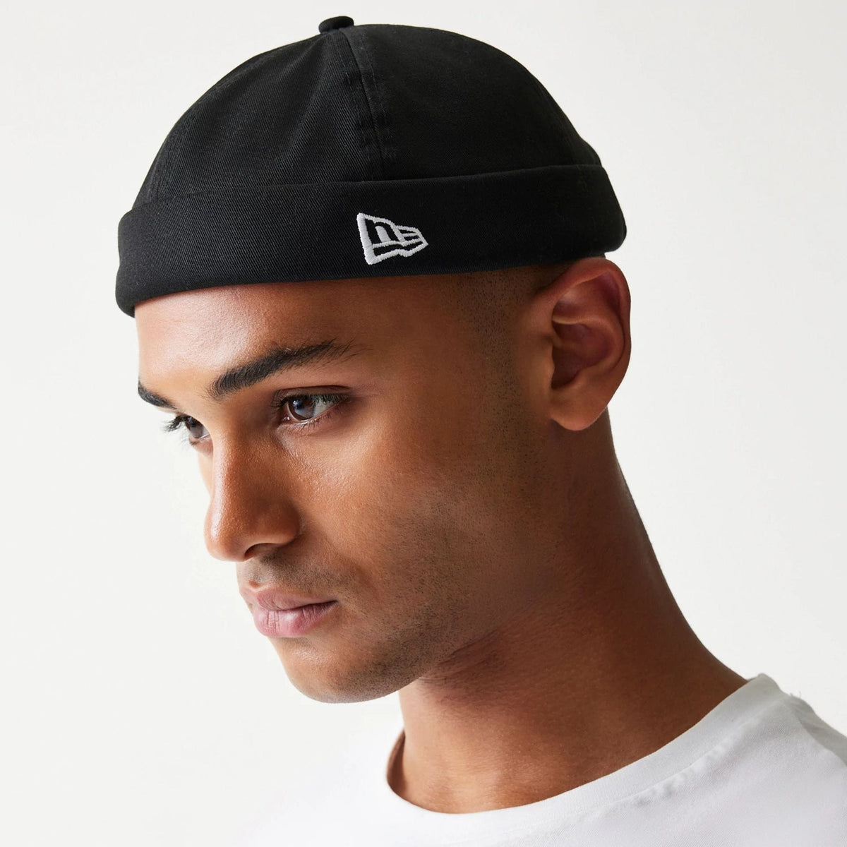 New Era Cotton Twill Black Docker Hat-klyvox
