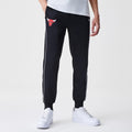 Chicago Bulls NBA Slim Black Track Pants-klyvox