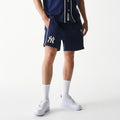 New York Yankees MLB Piping Navy Shorts-klyvox