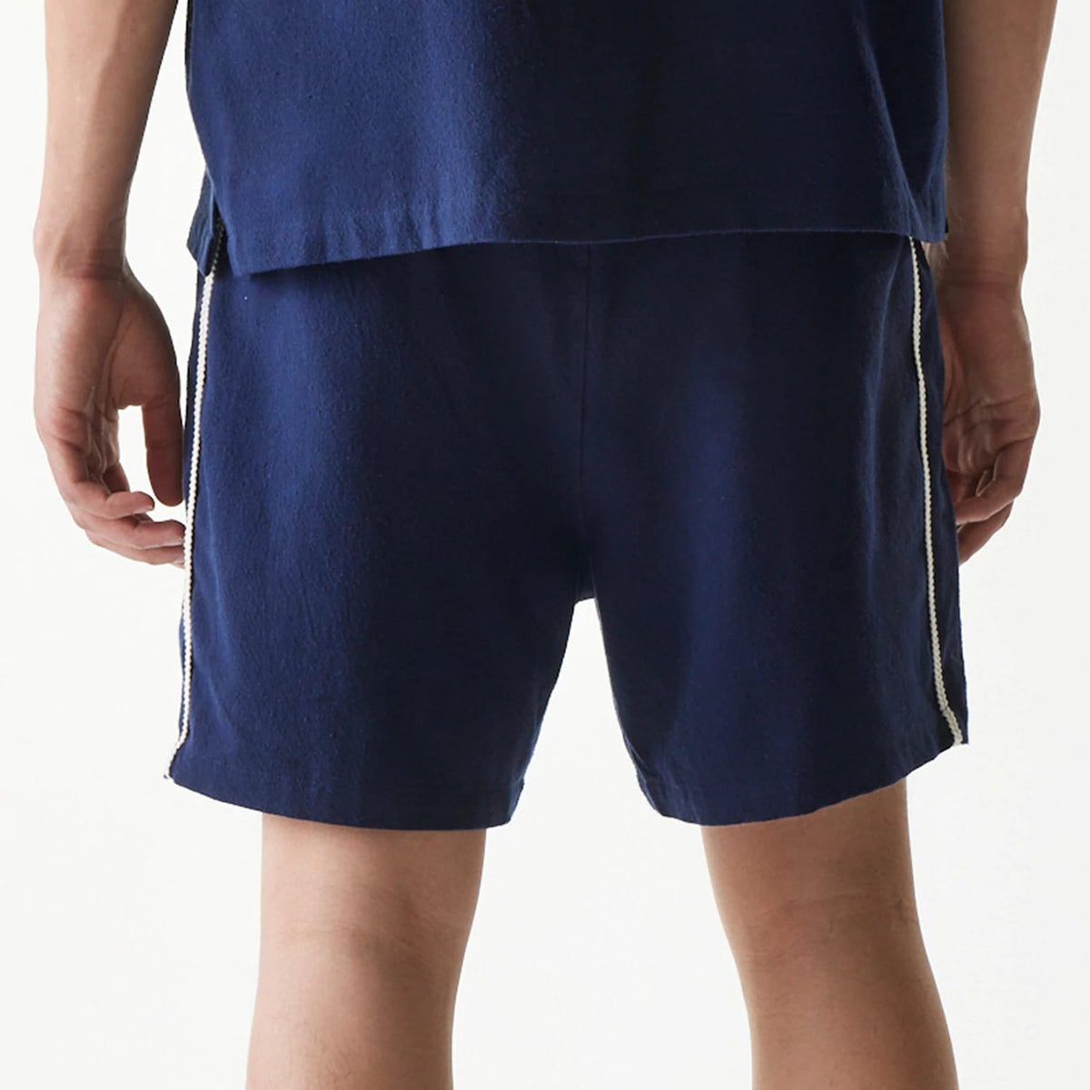 New York Yankees MLB Piping Navy Shorts-klyvox