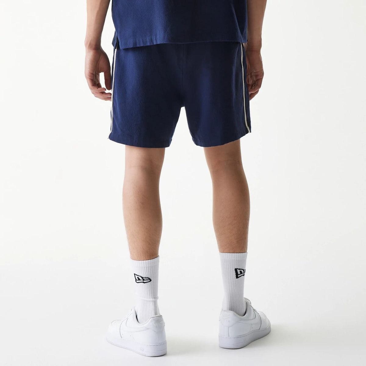 New York Yankees MLB Piping Navy Shorts-klyvox
