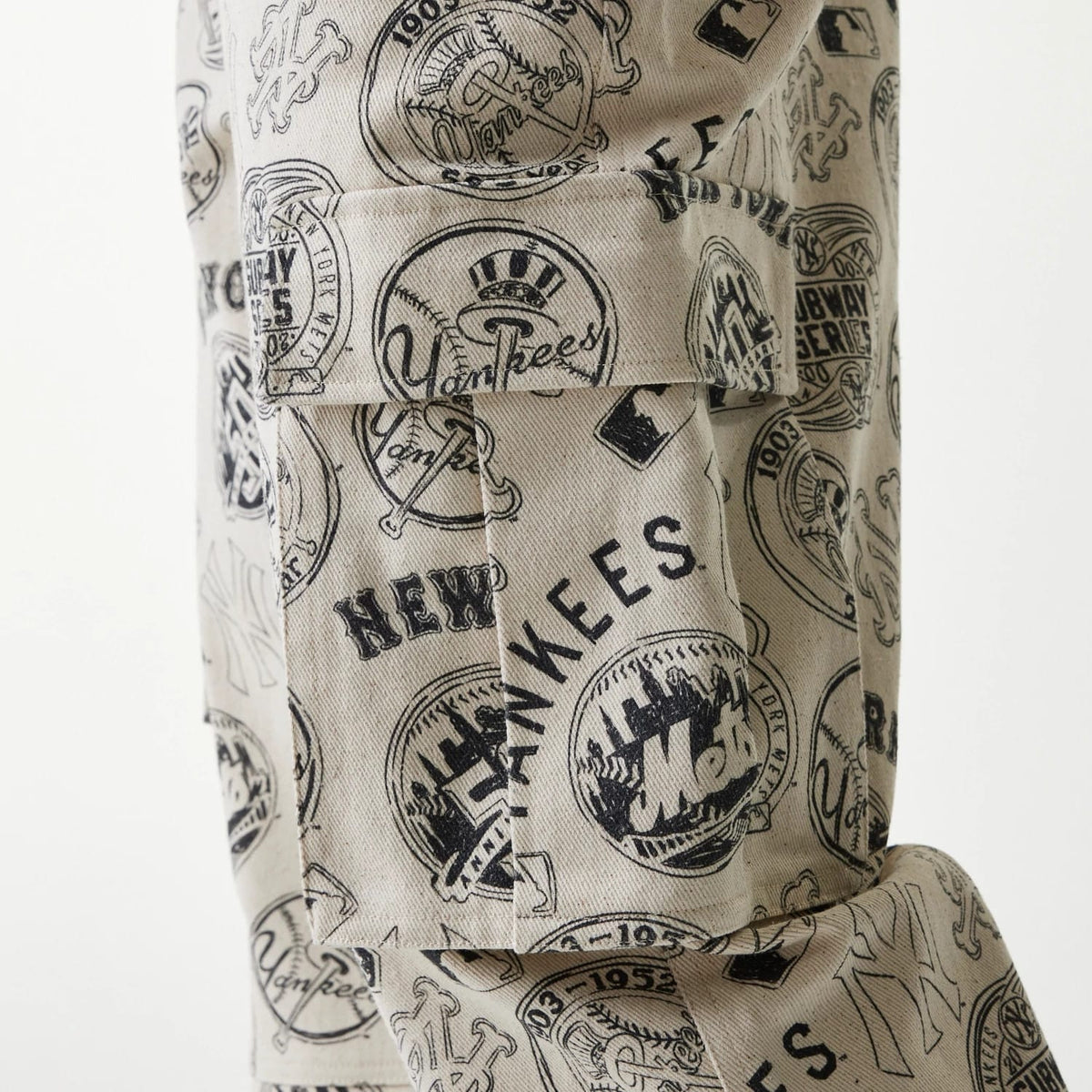MLB Subway Series All Over Print Cargo Trousers-klyvox
