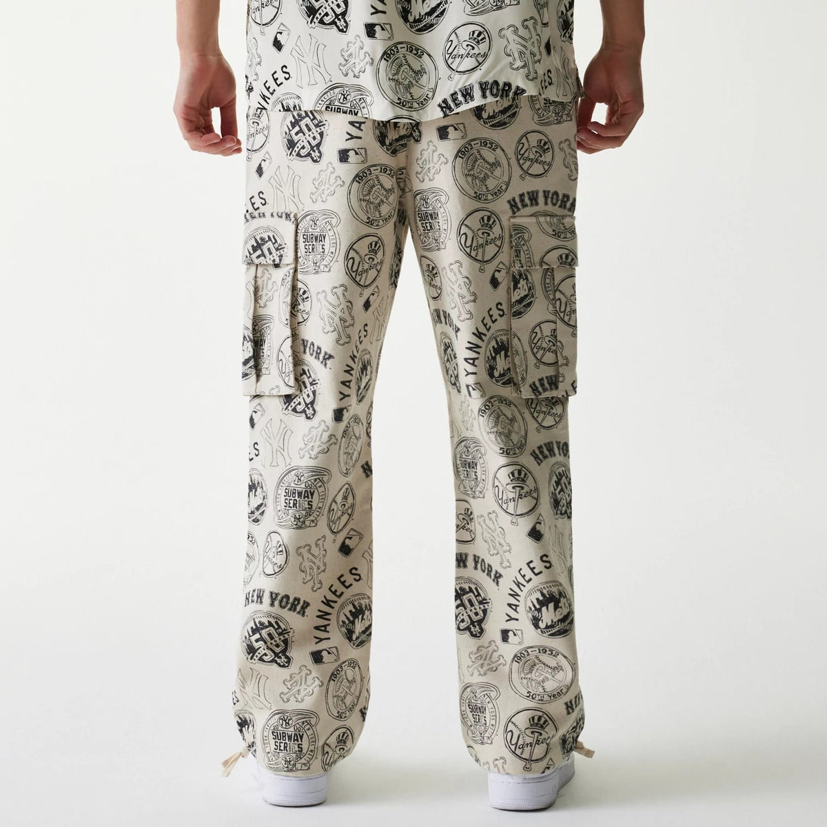 MLB Subway Series All Over Print Cargo Trousers-klyvox