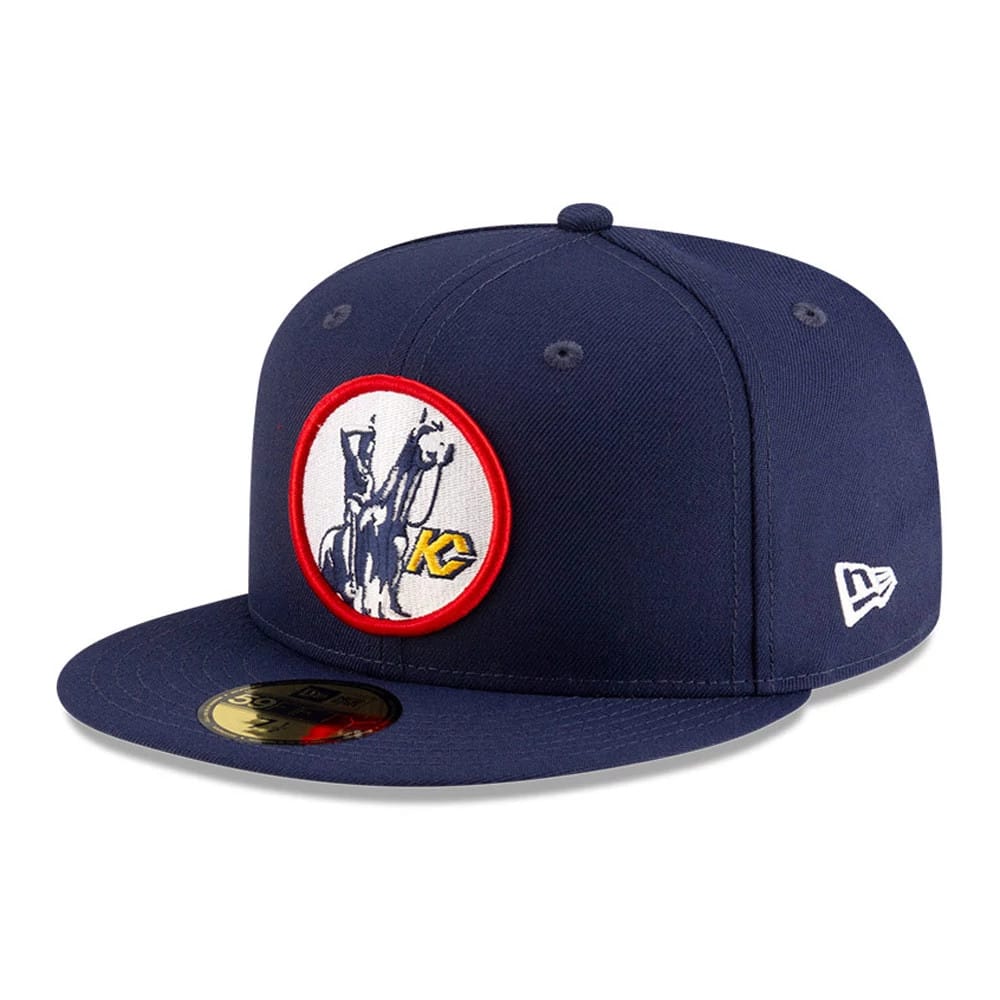 Kansas City Scouts NHL Basic Navy 59FIFTY Fitted Cap-klyvox