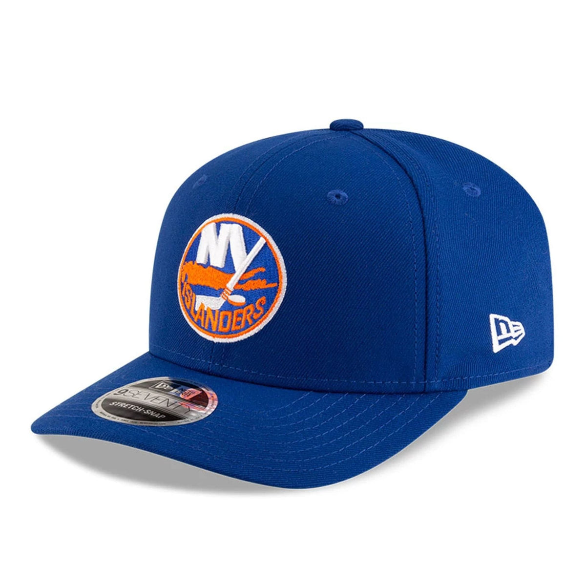 New York Islanders NHL Team Blue 9SEVENTY Stretch Snap Adjustable Cap-klyvox