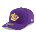 LA Kings NHL Team Purple 9SEVENTY Stretch Snap Adjustable Cap-klyvox