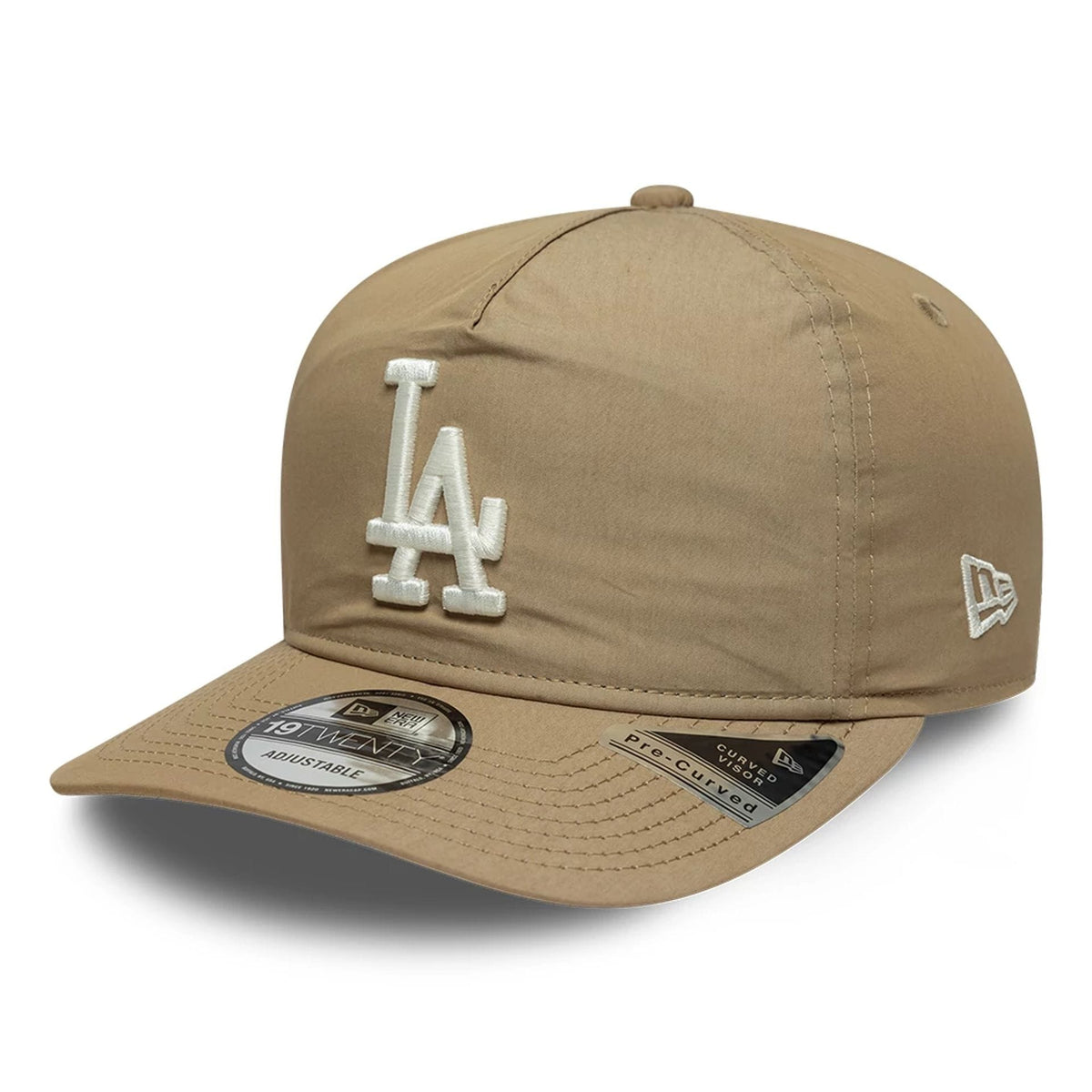 LA Dodgers MLB Nylon Open Beige 19TWENTY Adjustable Cap-klyvox