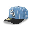 Chicago White Sox MLB Parallel Black 59FIFTY A-Frame Fitted Cap-klyvox