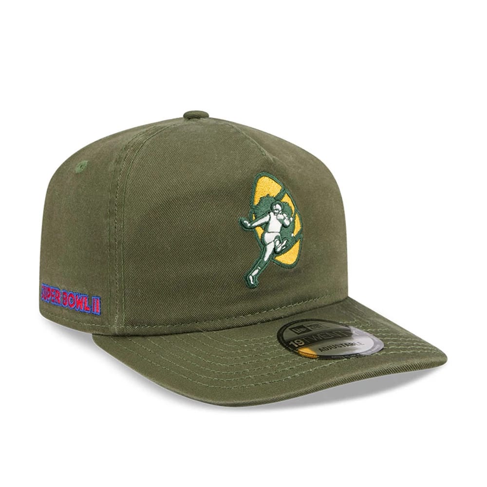 Green Bay Packers NFL Championship Dark Green 19TWENTY Adjustable Cap-klyvox