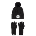 New York Yankees Youth MLB Black Beanie & Gloves Set-klyvox