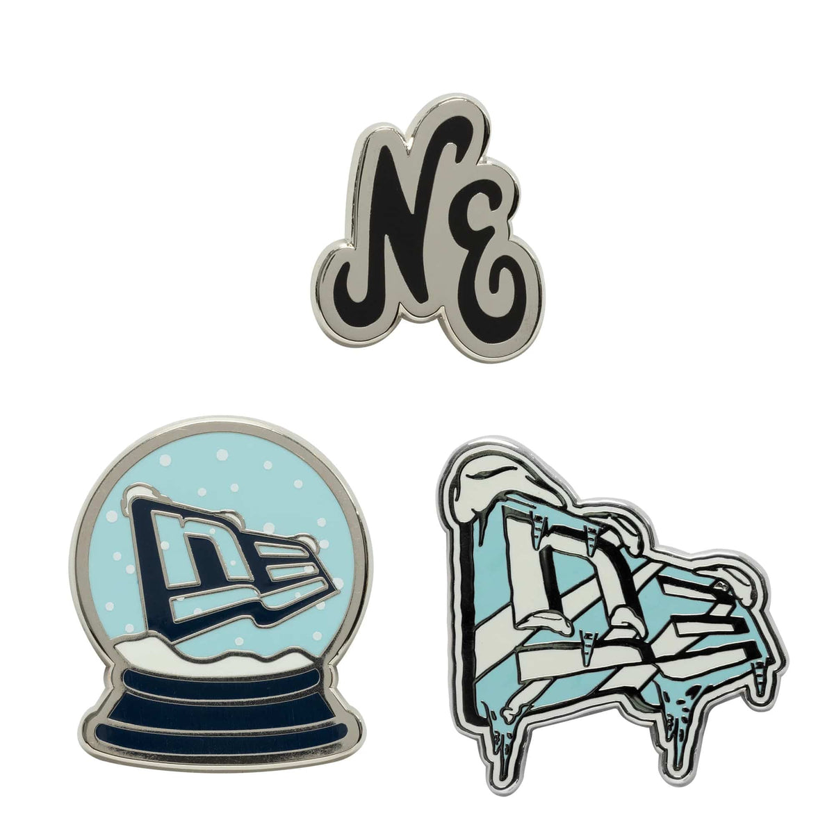 New Era 3 Pin Gift Set Multi Pin Badge-klyvox