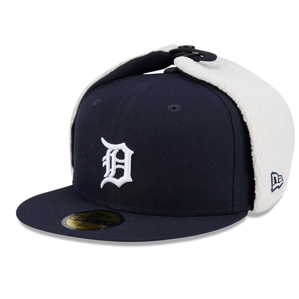 Detroit Tigers MLB Classic Navy Dogear 59FIFTY Fitted Cap-klyvox