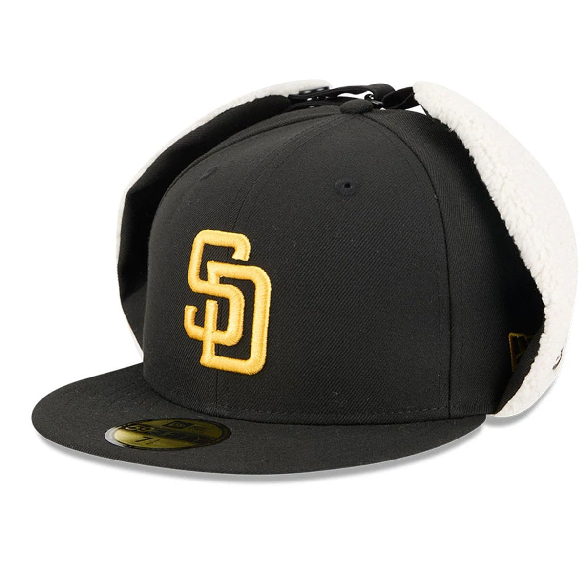 San Diego Padres MLB Classic Black Dogear 59FIFTY Fitted Cap-klyvox