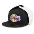 LA Lakers NBA Classic Black Dogear 59FIFTY Fitted Cap-klyvox
