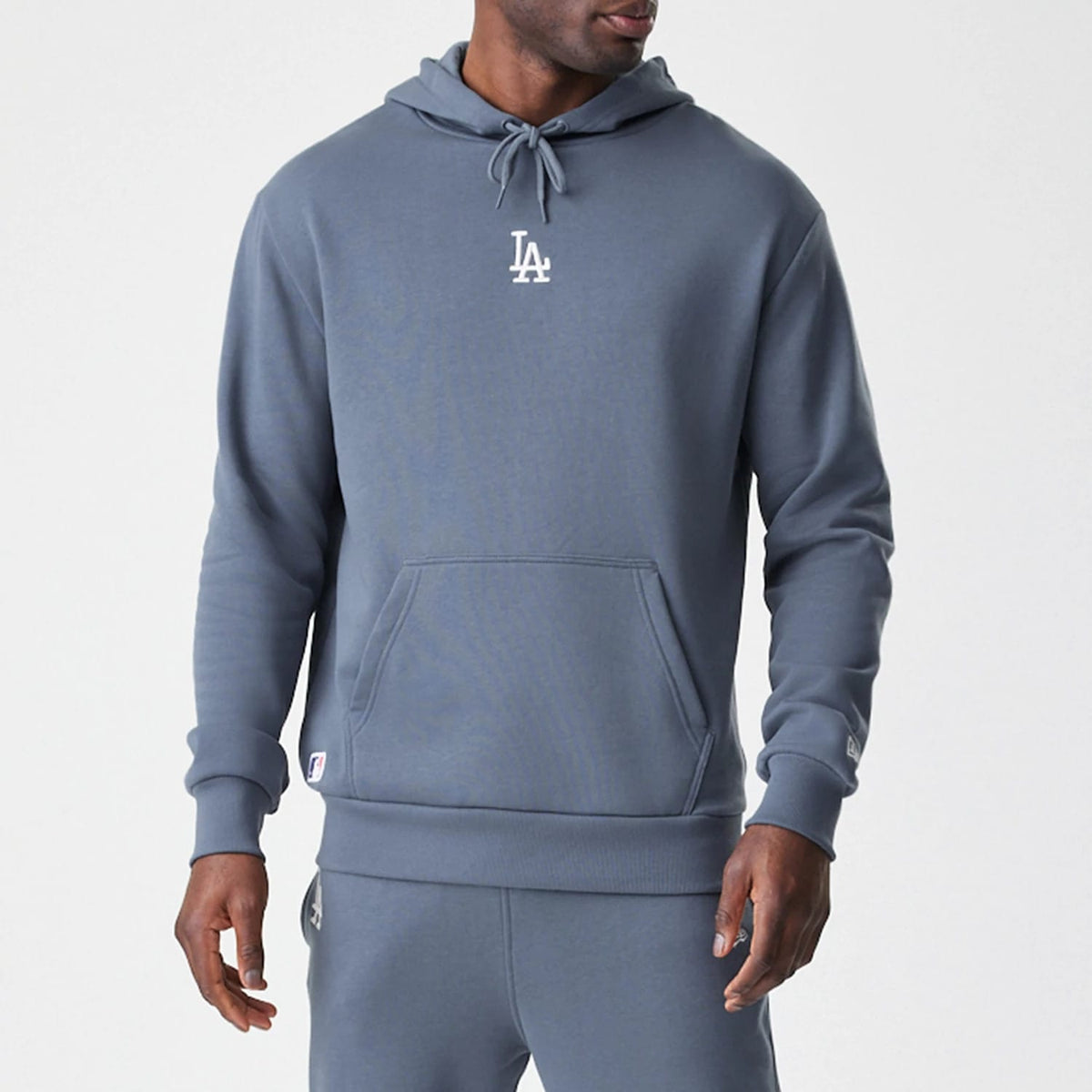 LA Dodgers MLB Midi League Essential Dark Grey Oversized Pullover Hoodie-klyvox