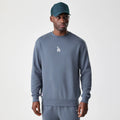 LA Dodgers MLB Midi League Essential Dark Grey Oversized Crew Neck Sweater-klyvox