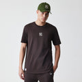 New York Yankees MLB Midi League Essential Dark Brown Oversized T-Shirt-klyvox