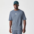 LA Dodgers MLB Midi League Essential Dark Grey Oversized T-Shirt-klyvox