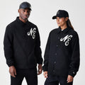 New Era Cord Black Coaches Jacket-klyvox