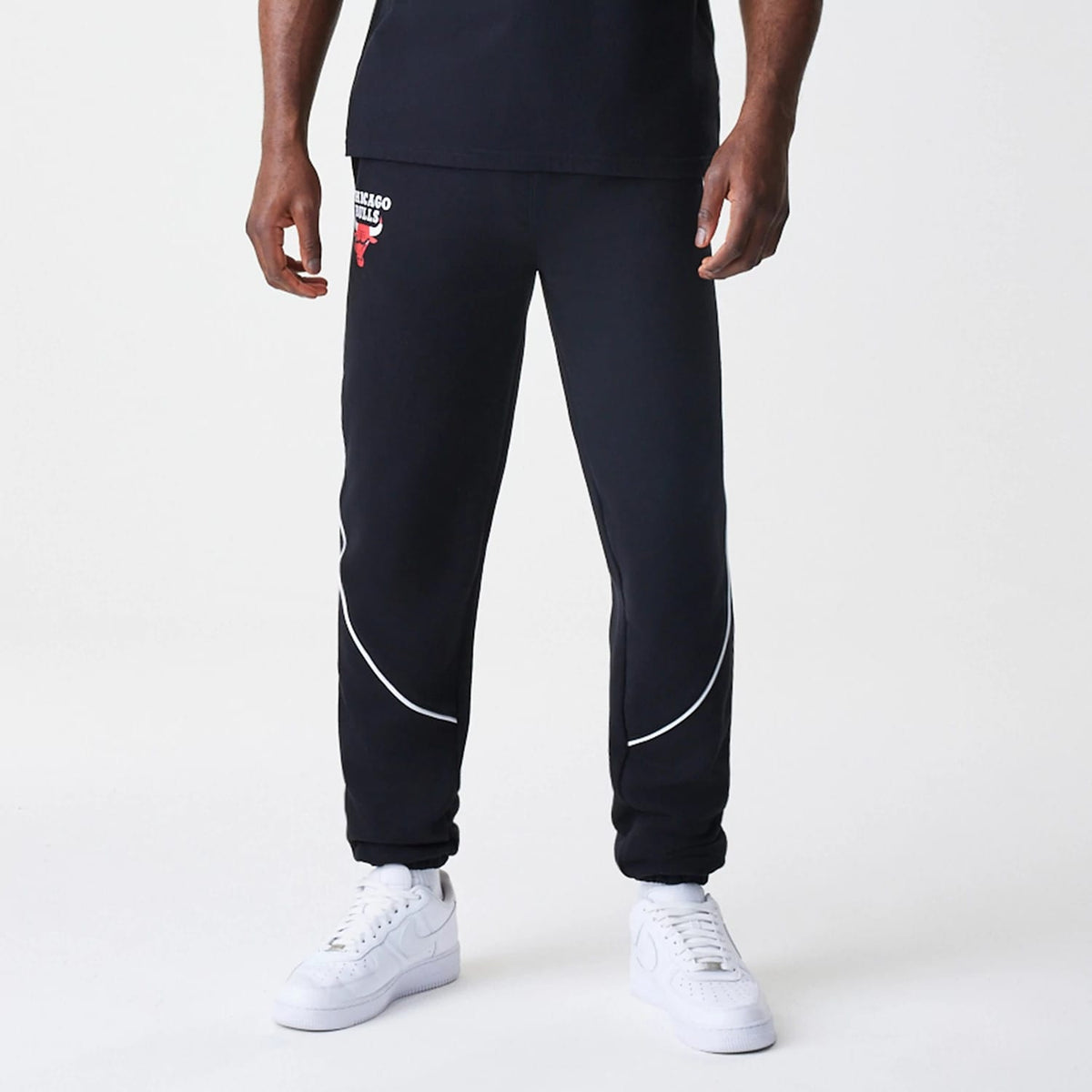 Chicago Bulls NBA Piping Navy Joggers-klyvox