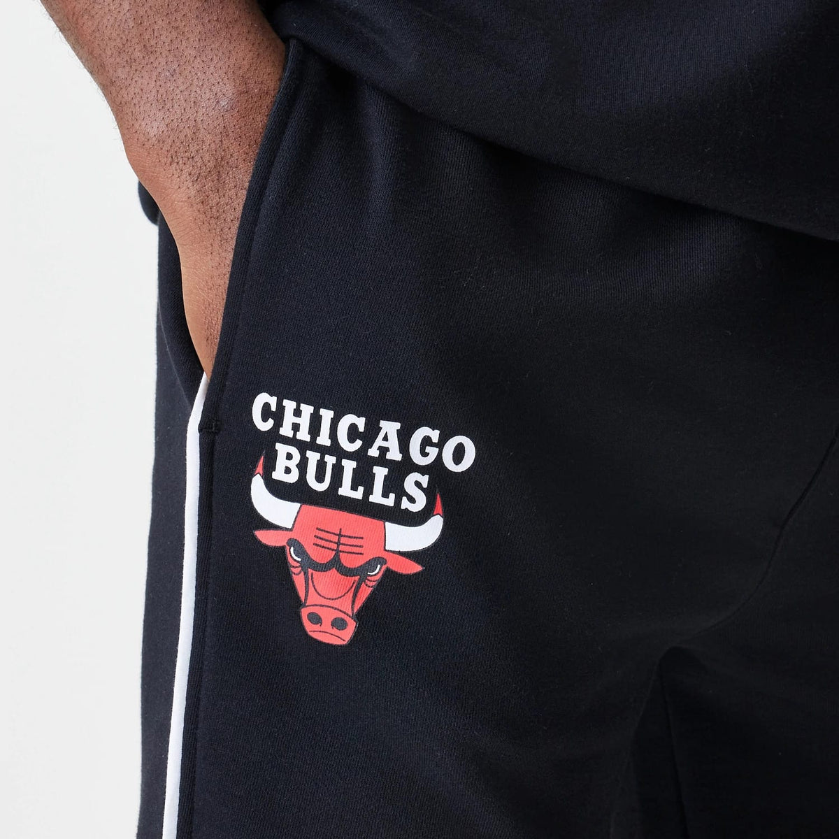 Chicago Bulls NBA Piping Navy Joggers-klyvox
